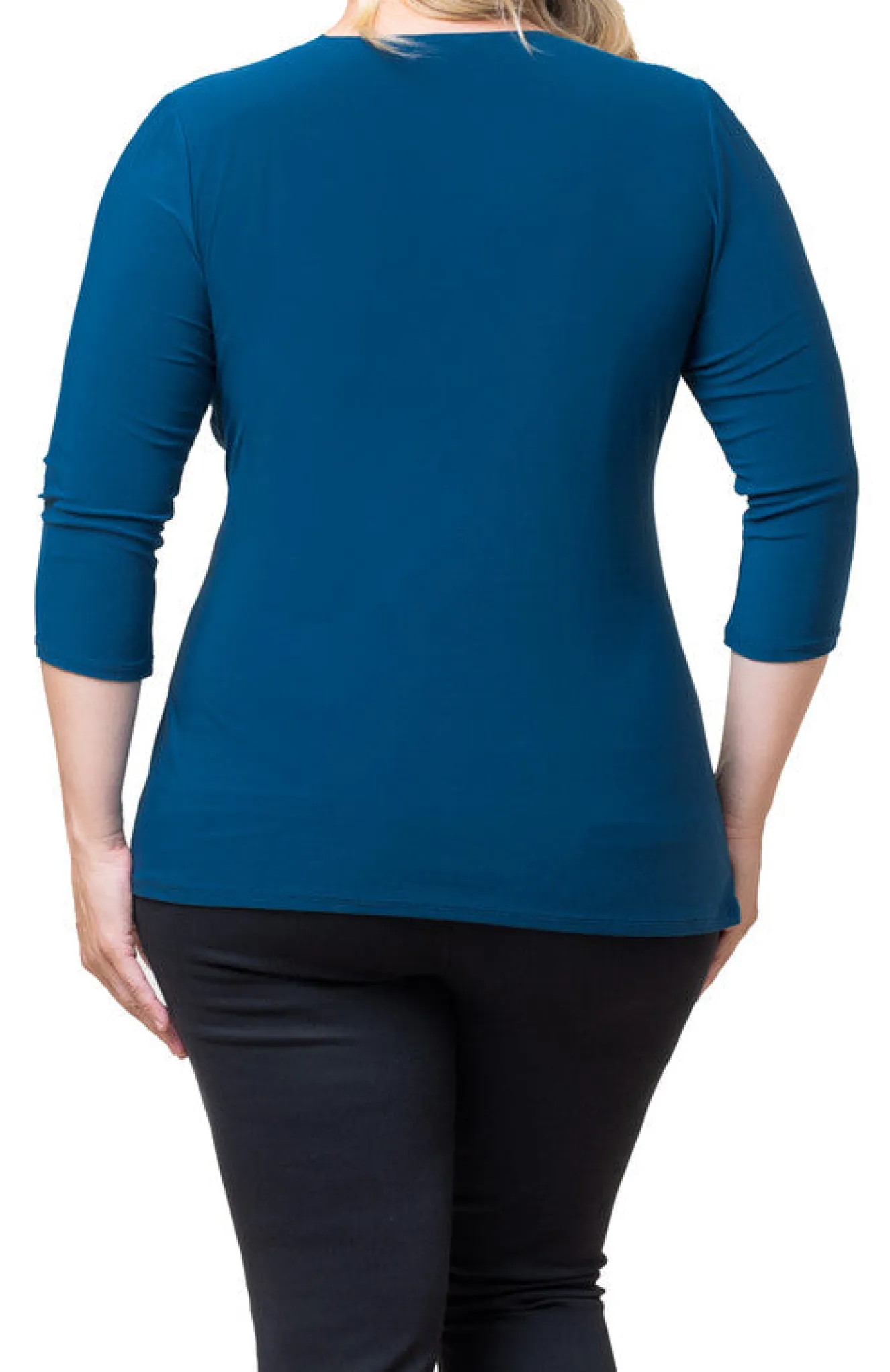 Femme Fatale Faux Wrap Top - Plus