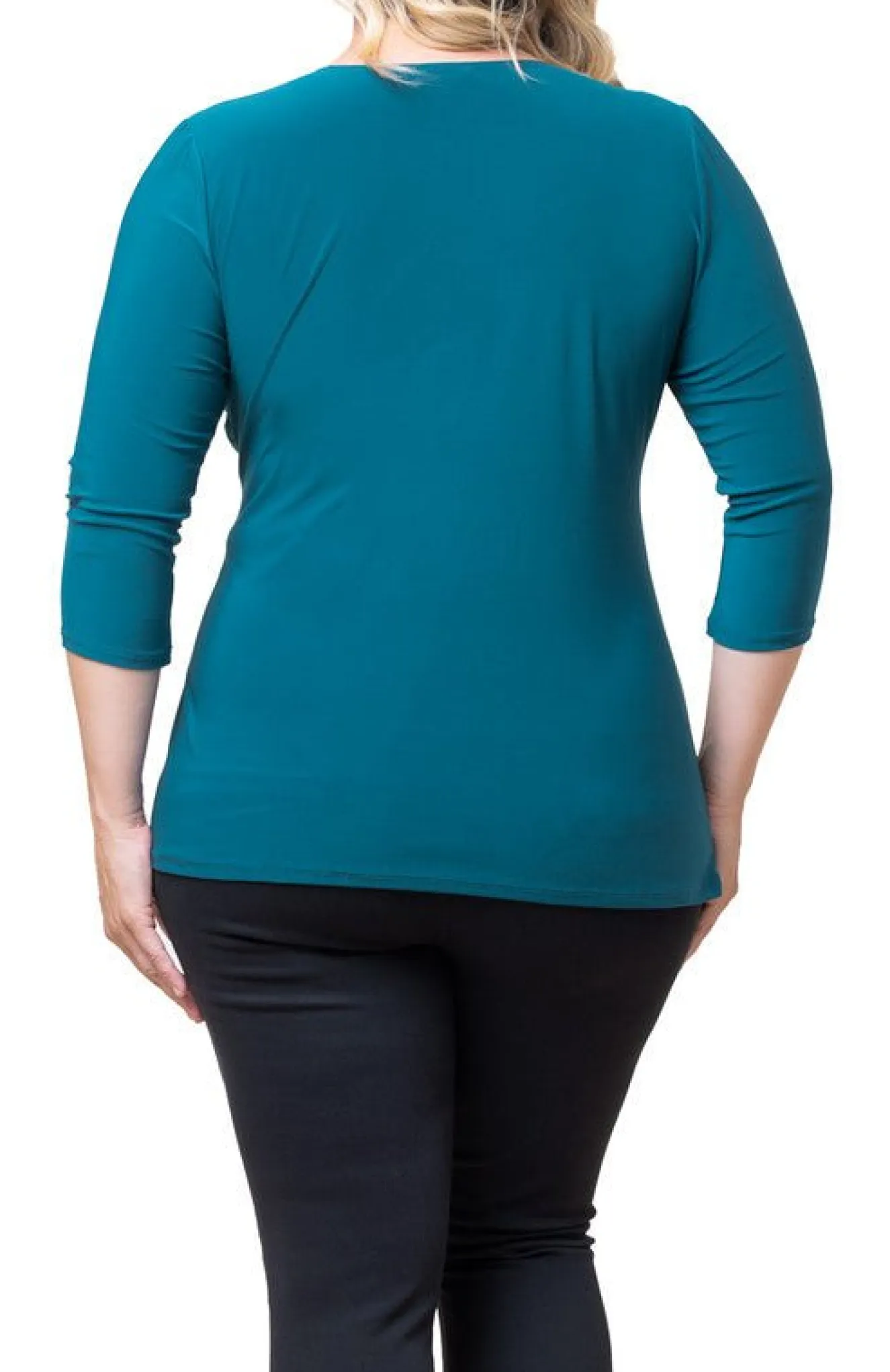 Femme Fatale Faux Wrap Top - Plus