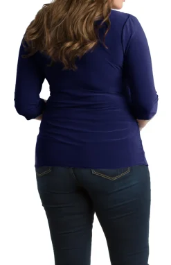 Femme Fatale Faux Wrap Top - Plus