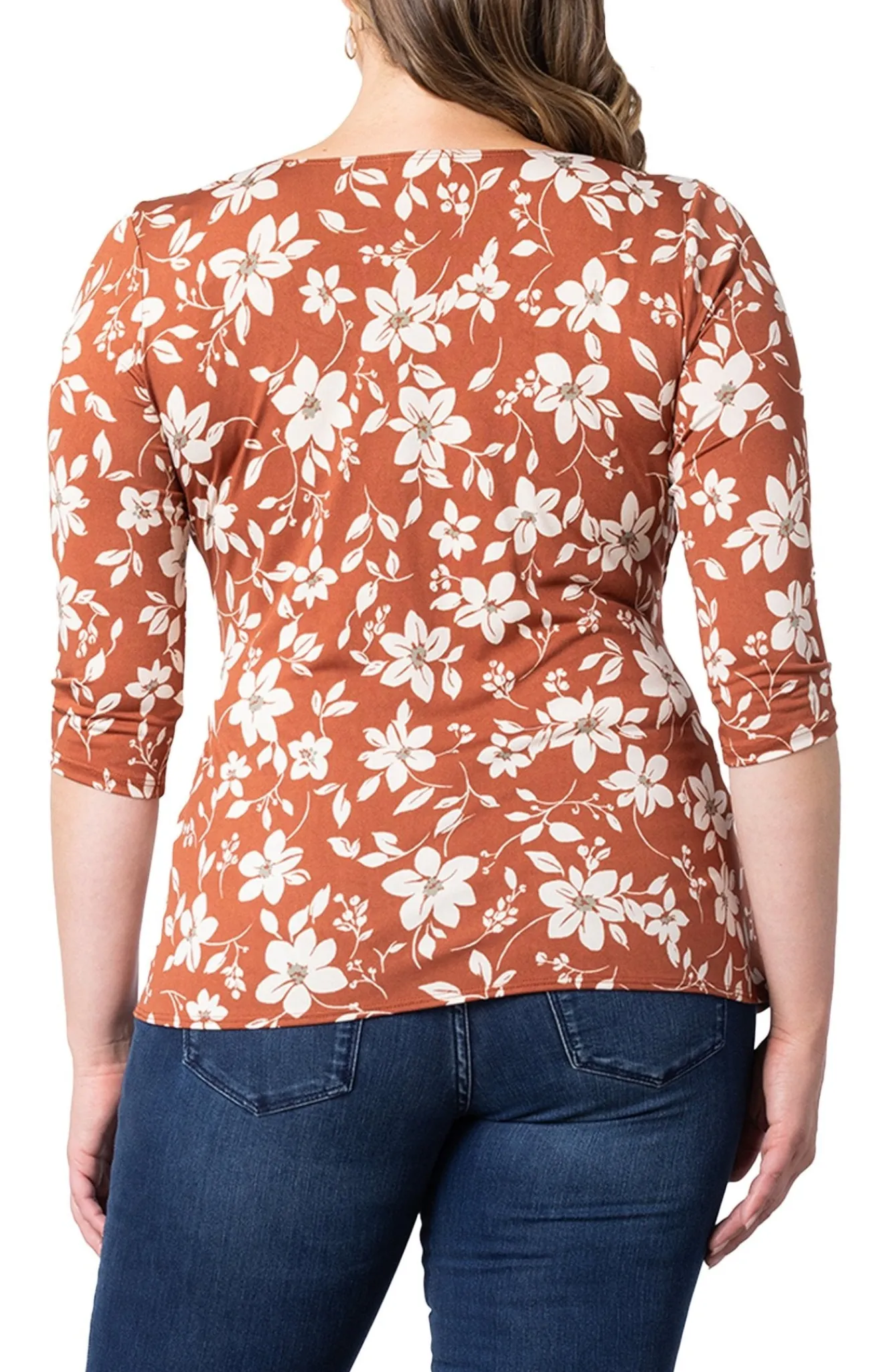 Femme Fatale Faux Wrap Top - Plus