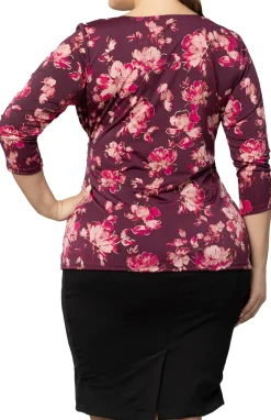 Femme Fatale Faux Wrap Top - Plus