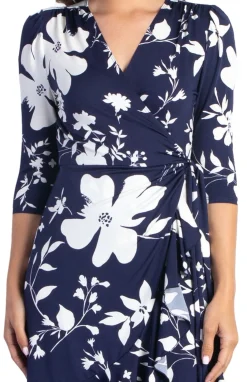 Flirty Flounce Wrap Dress