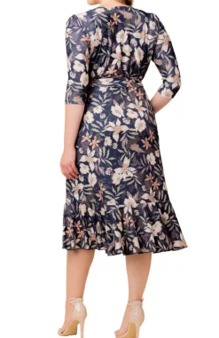 Flirty Flounce Wrap Dress - Plus