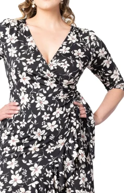 Flirty Flounce Wrap Dress - Plus