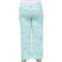 Floral Paisley Palazzo Pants - Plus