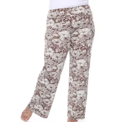 Floral Paisley Palazzo Pants - Plus