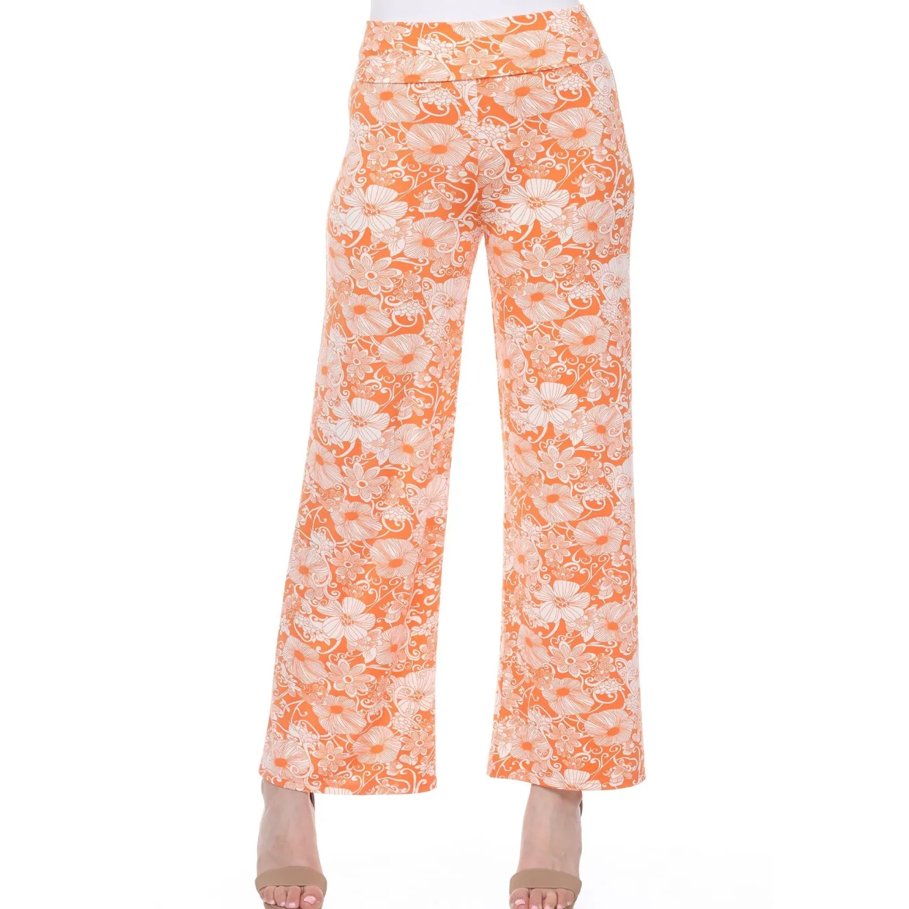 Floral Paisley Palazzo Pants