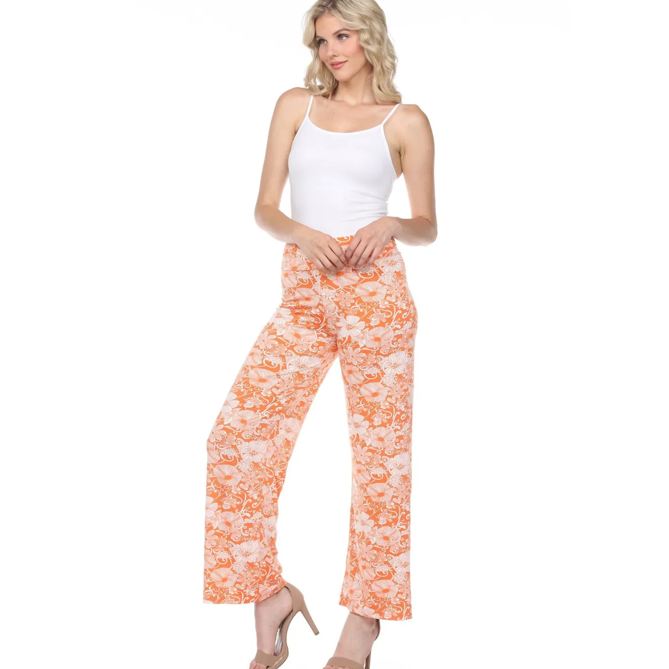 Floral Paisley Palazzo Pants