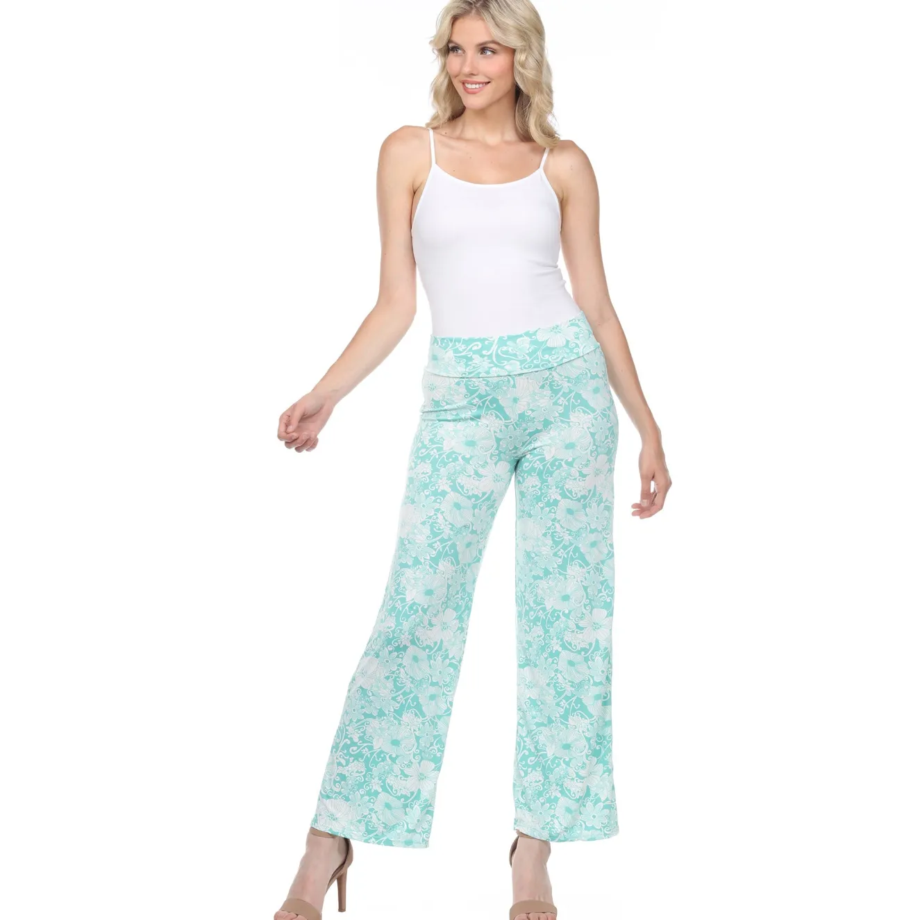 Floral Paisley Palazzo Pants