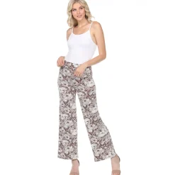 Floral Paisley Palazzo Pants