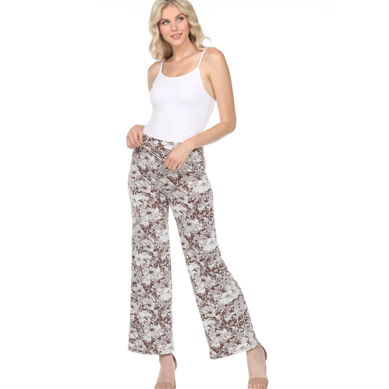 Floral Paisley Palazzo Pants