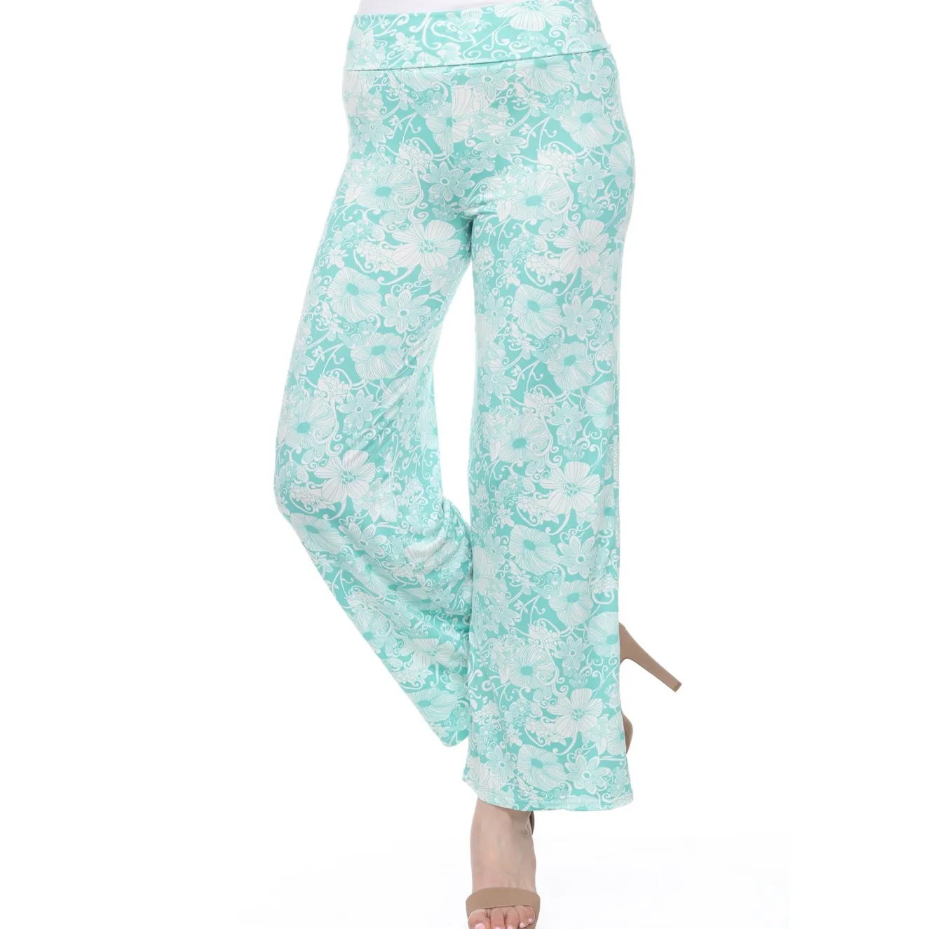 Floral Paisley Palazzo Pants