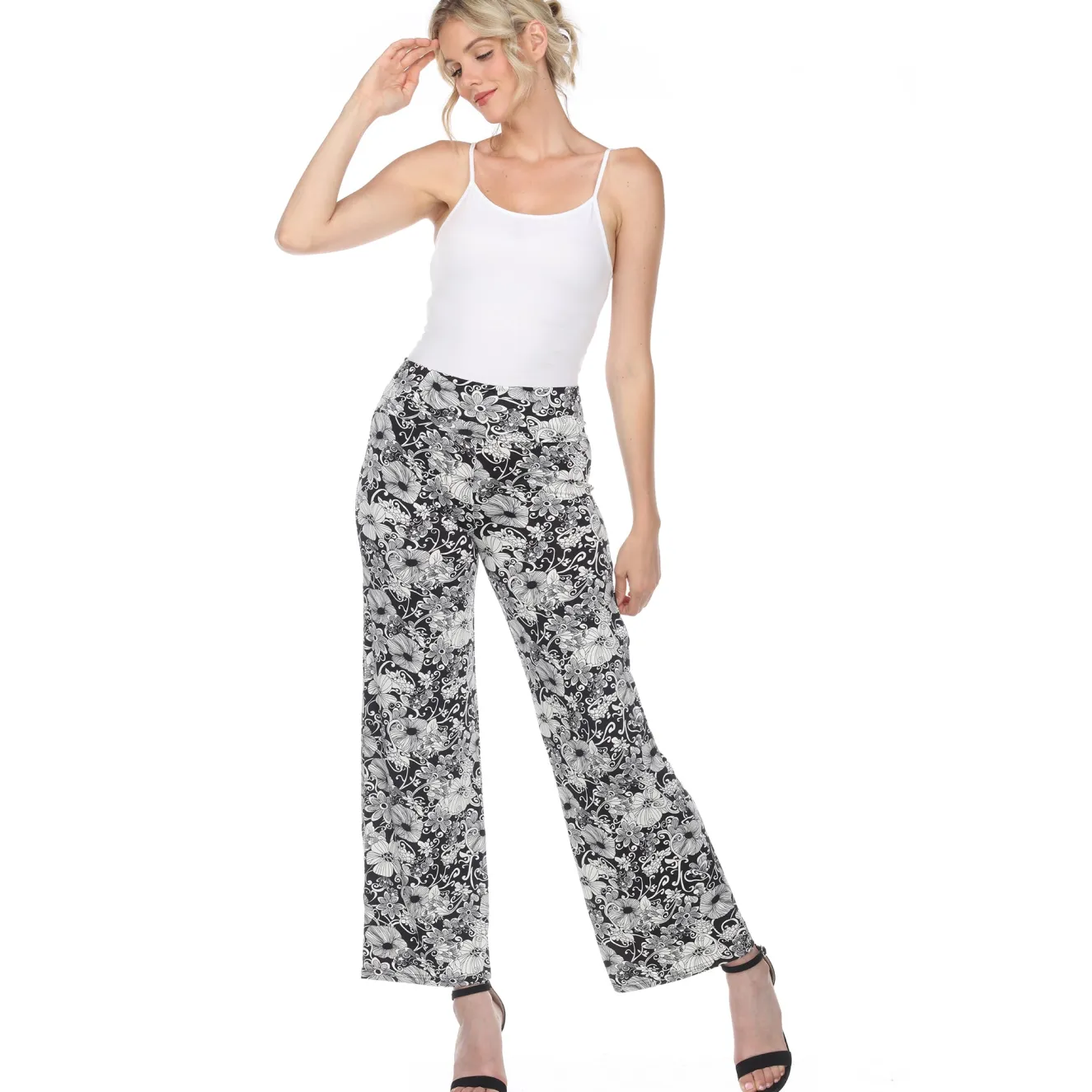 Floral Paisley Palazzo Pants
