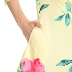Floral Printed Cold Shoulder Tunic