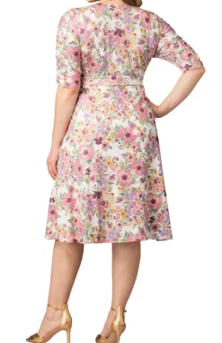 Gabriella Midi Dress - Mauve - Plus