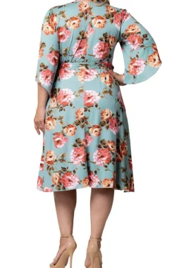 Gemini Wrap Dress - Plus
