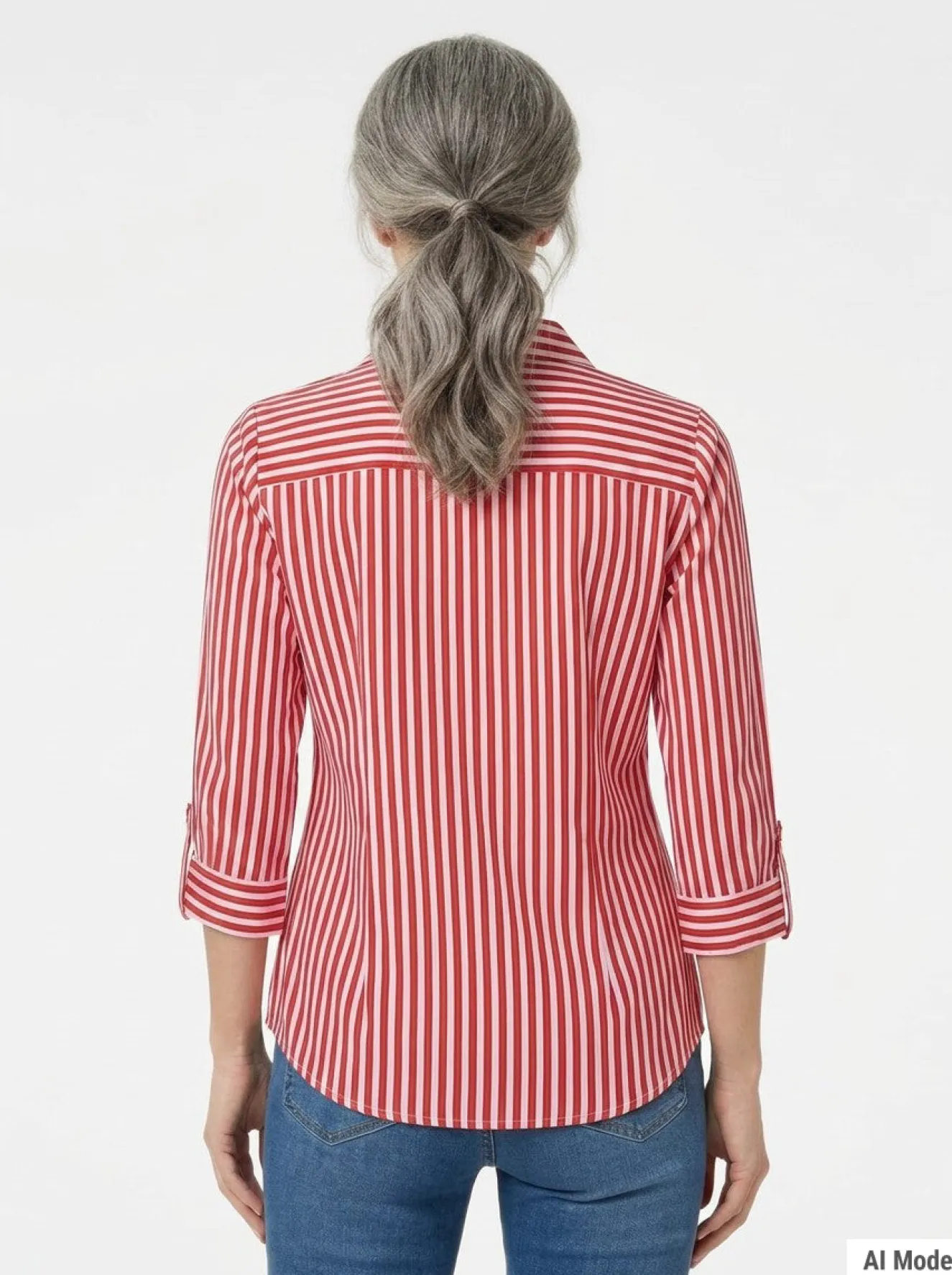 Half Zip Blouse With Pockets