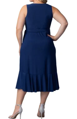 Laguna Sleeveless Wrap Dress - Plus