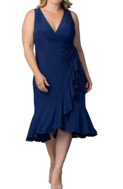 Laguna Sleeveless Wrap Dress - Plus