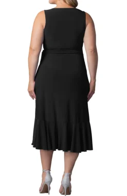 Laguna Sleeveless Wrap Dress - Plus