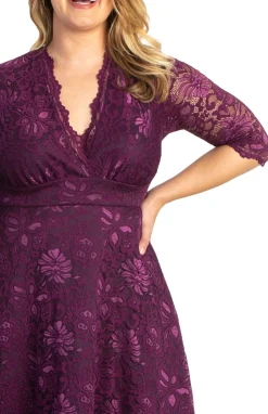 Mademoiselle Lace Cocktail Dress - Plus
