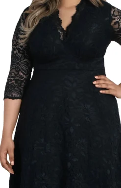 Mademoiselle Lace Cocktail Dress - Plus