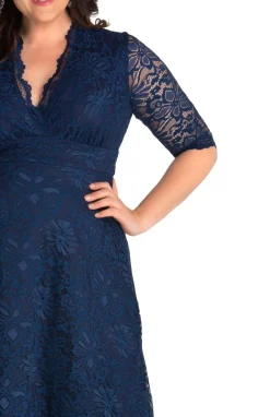 Mademoiselle Lace Cocktail Dress - Plus