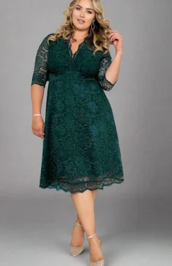 Mademoiselle Lace Cocktail Dress - Plus