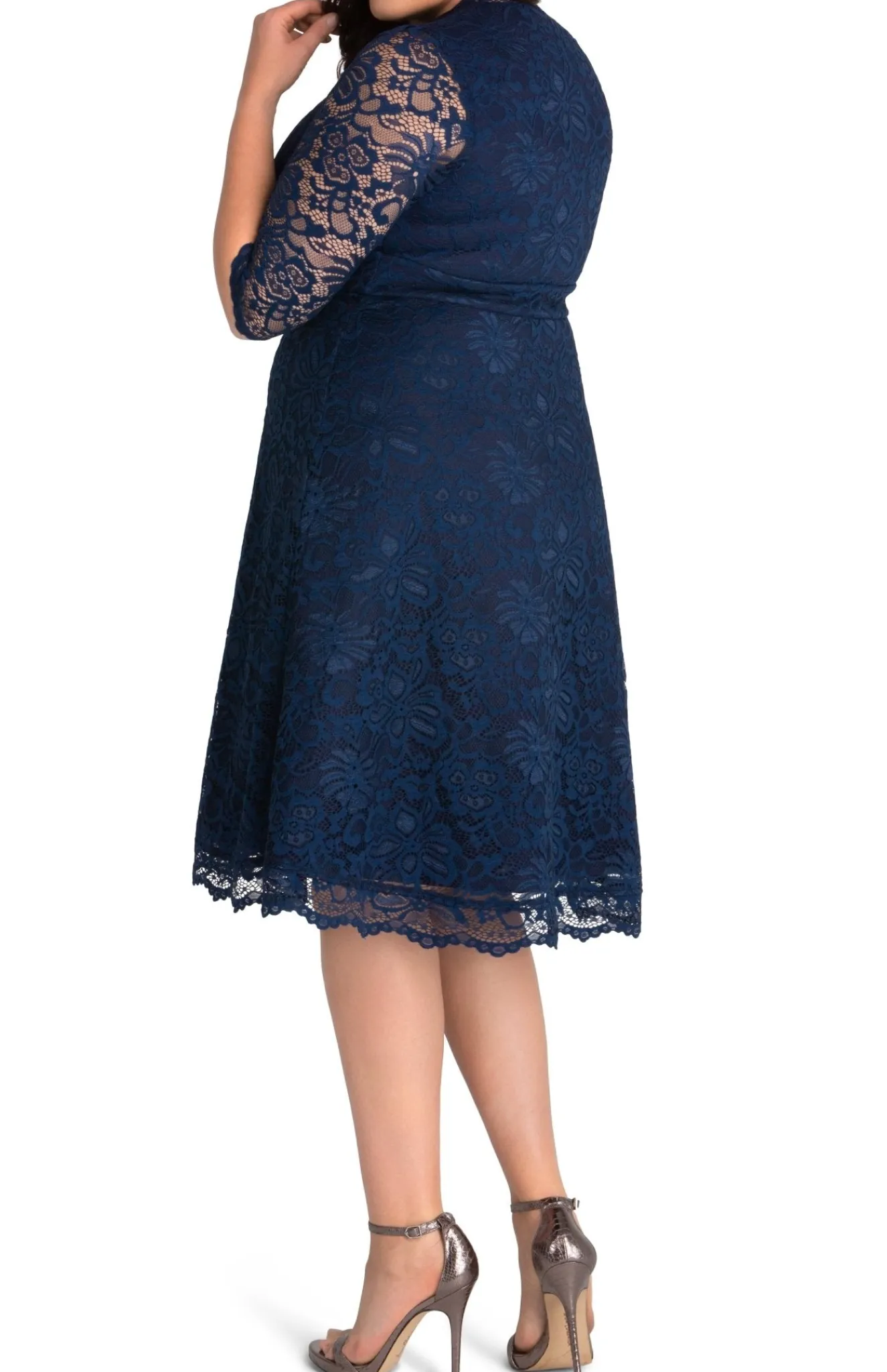 Mademoiselle Lace Cocktail Dress - Plus