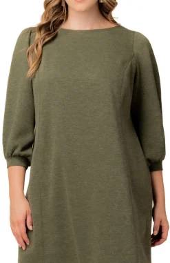 Madison Sweater Knit Shift Dress - Plus