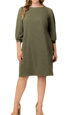Madison Sweater Knit Shift Dress - Plus