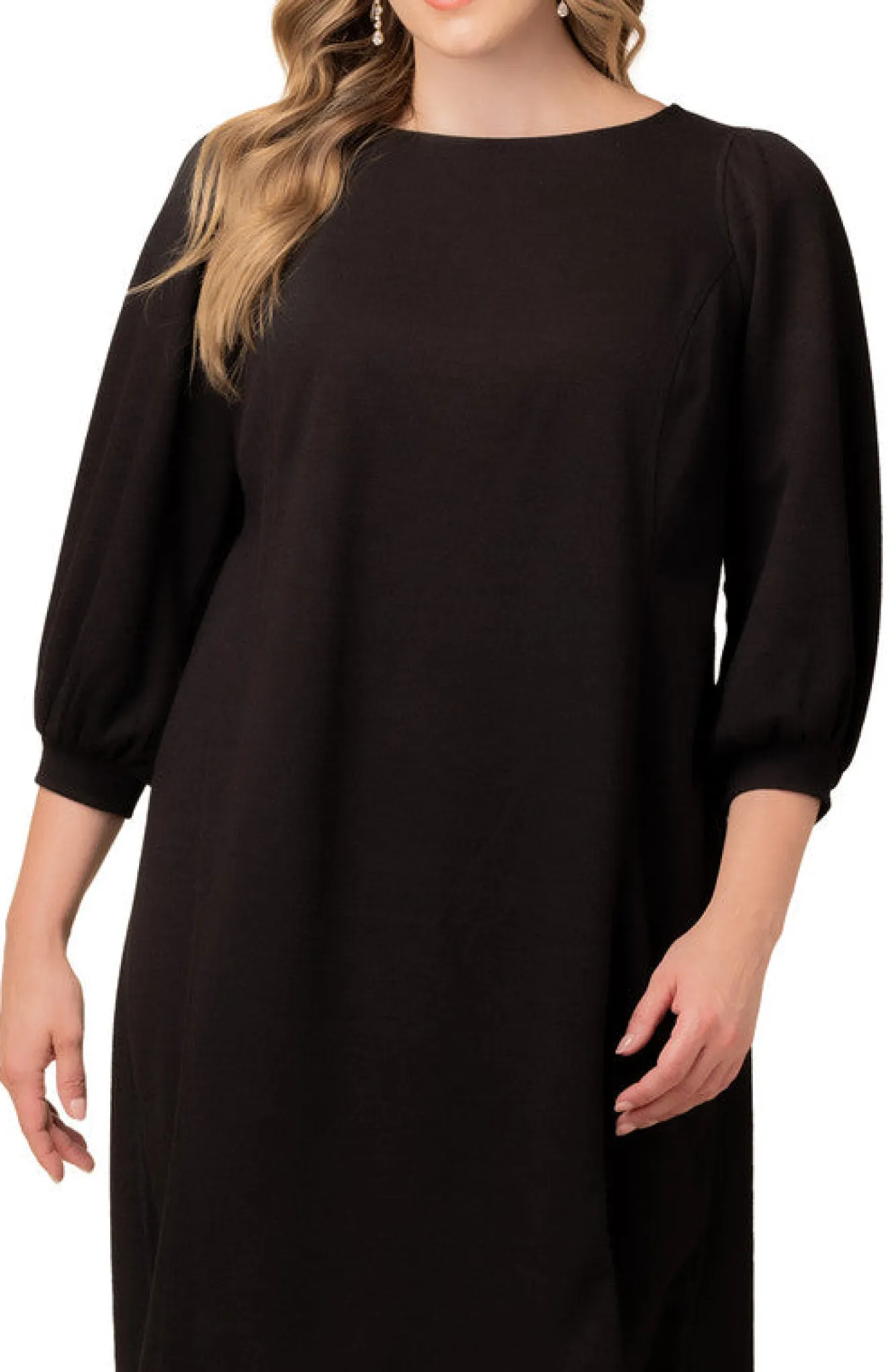 Madison Sweater Knit Shift Dress - Plus