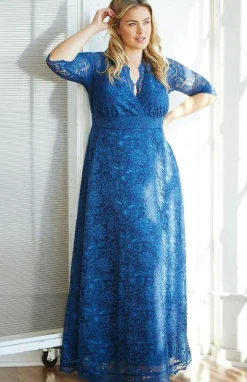 Maria Lace Evening Gown - Plus