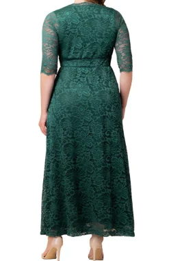 Maria Lace Evening Gown - Plus