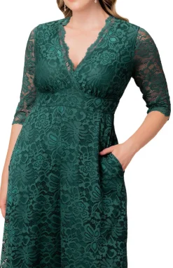 Maria Lace Evening Gown - Plus