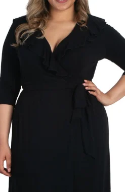Maritime Maxi Dress - Black Noir - Plus