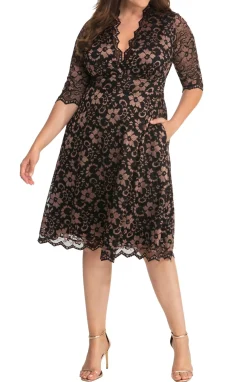 Mon Cherie Lace Dress - Plus
