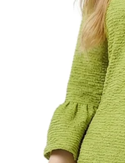 NY Collection 3/4 Sleeve Pearl Detail Dress