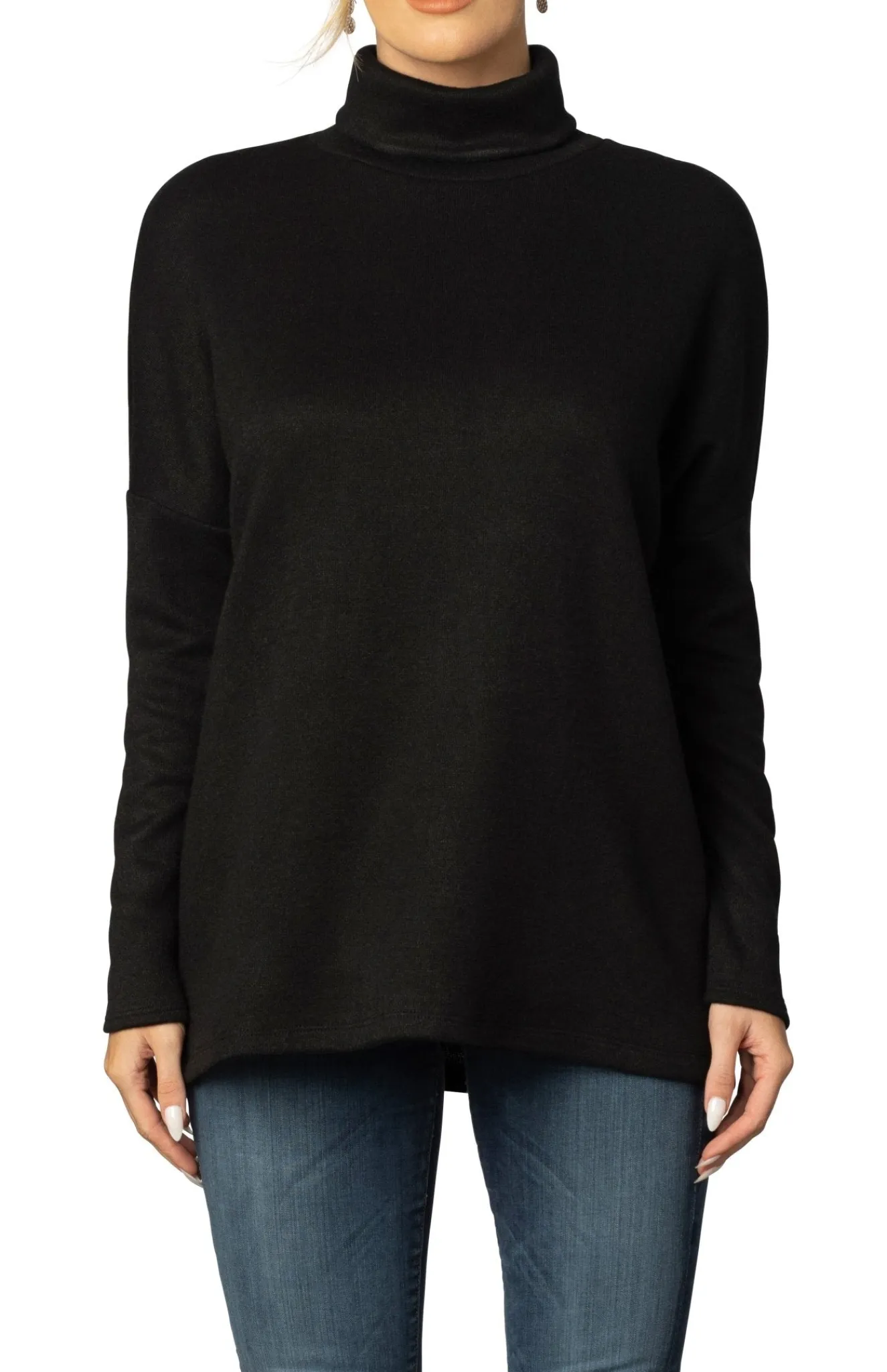 Paris Turtleneck Tunic Sweater