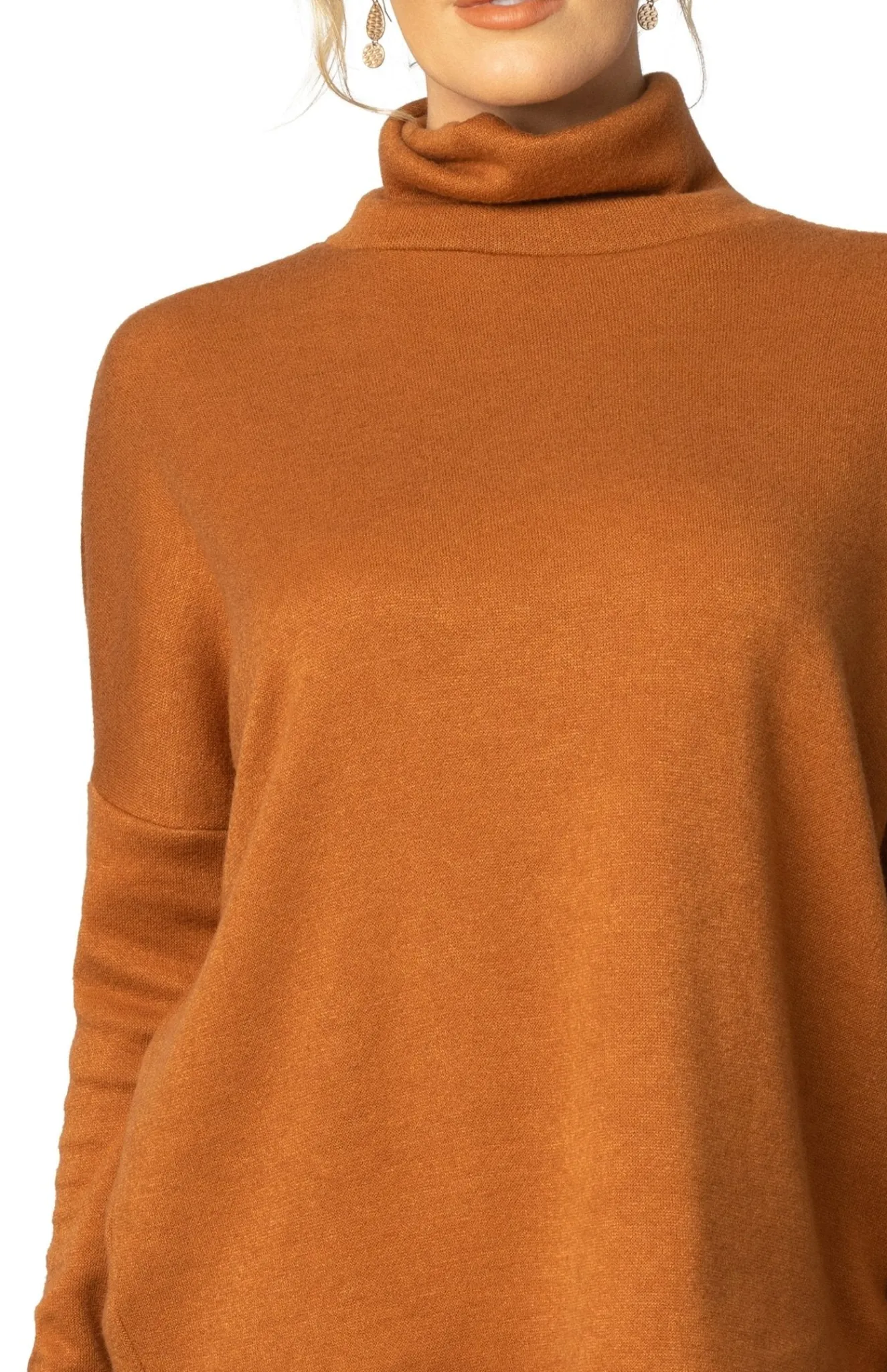 Paris Turtleneck Tunic Sweater