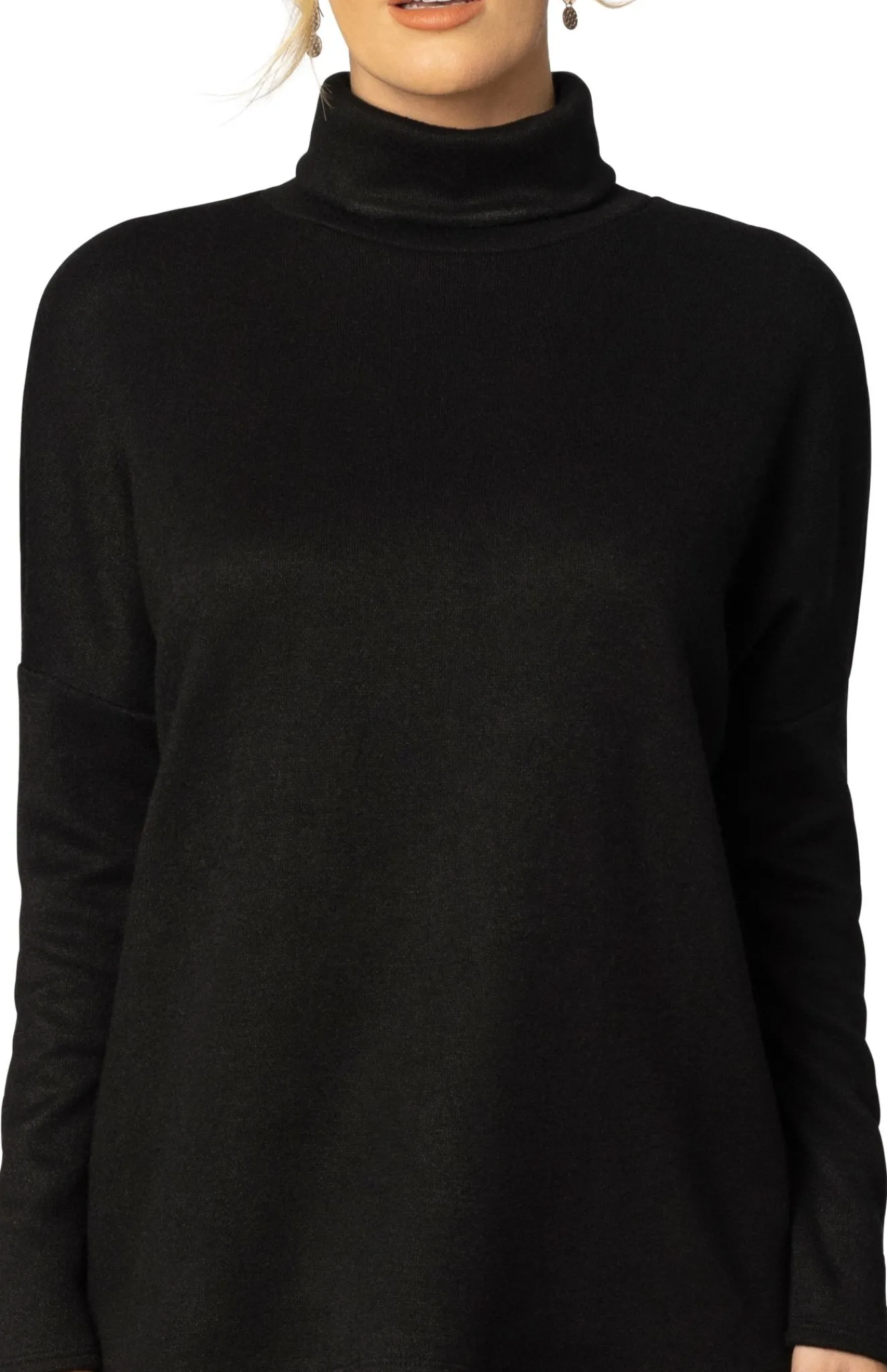 Paris Turtleneck Tunic Sweater
