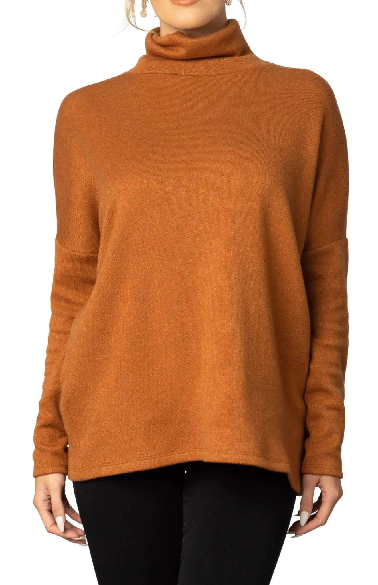 Paris Turtleneck Tunic Sweater