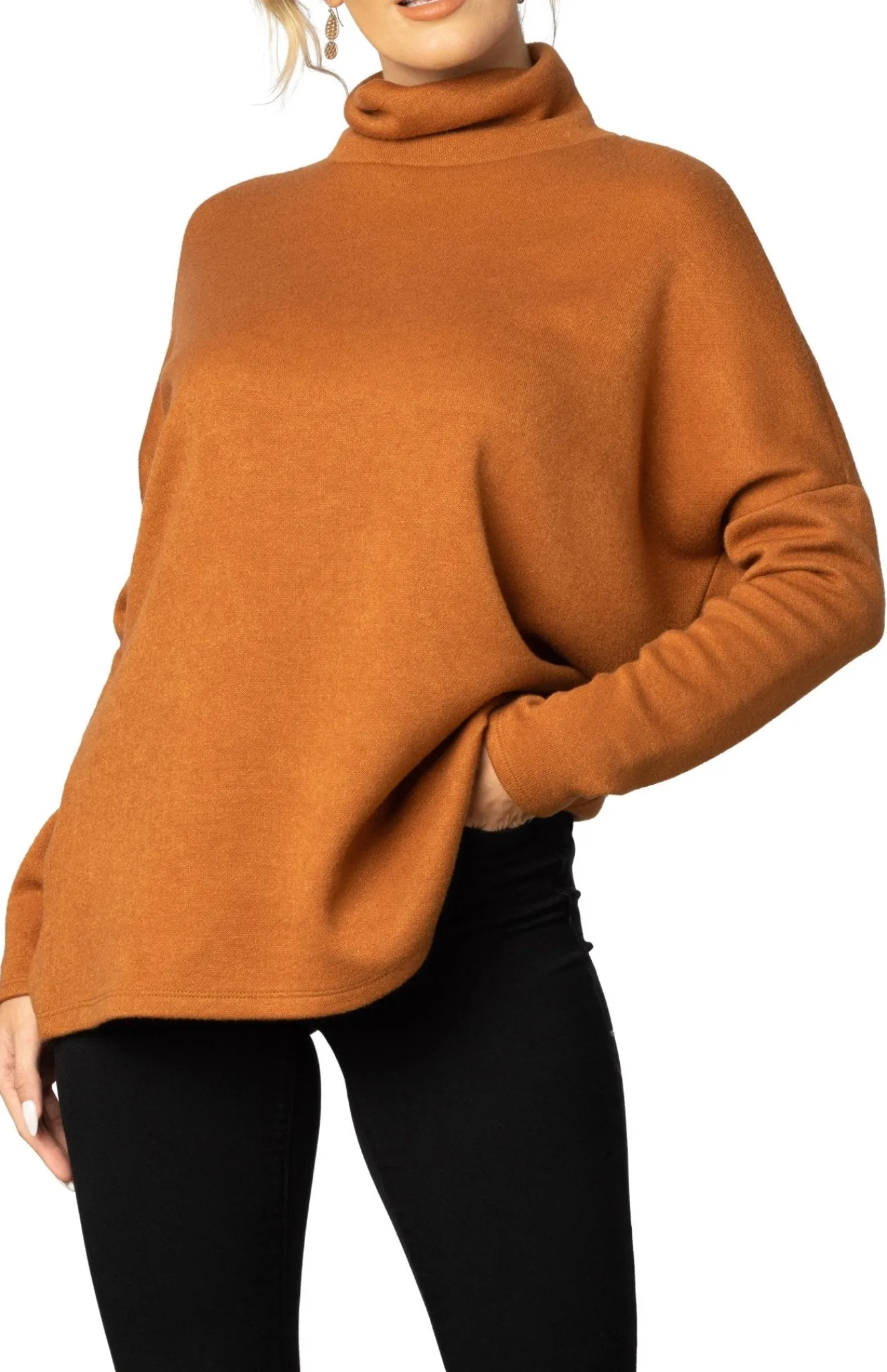 Paris Turtleneck Tunic Sweater