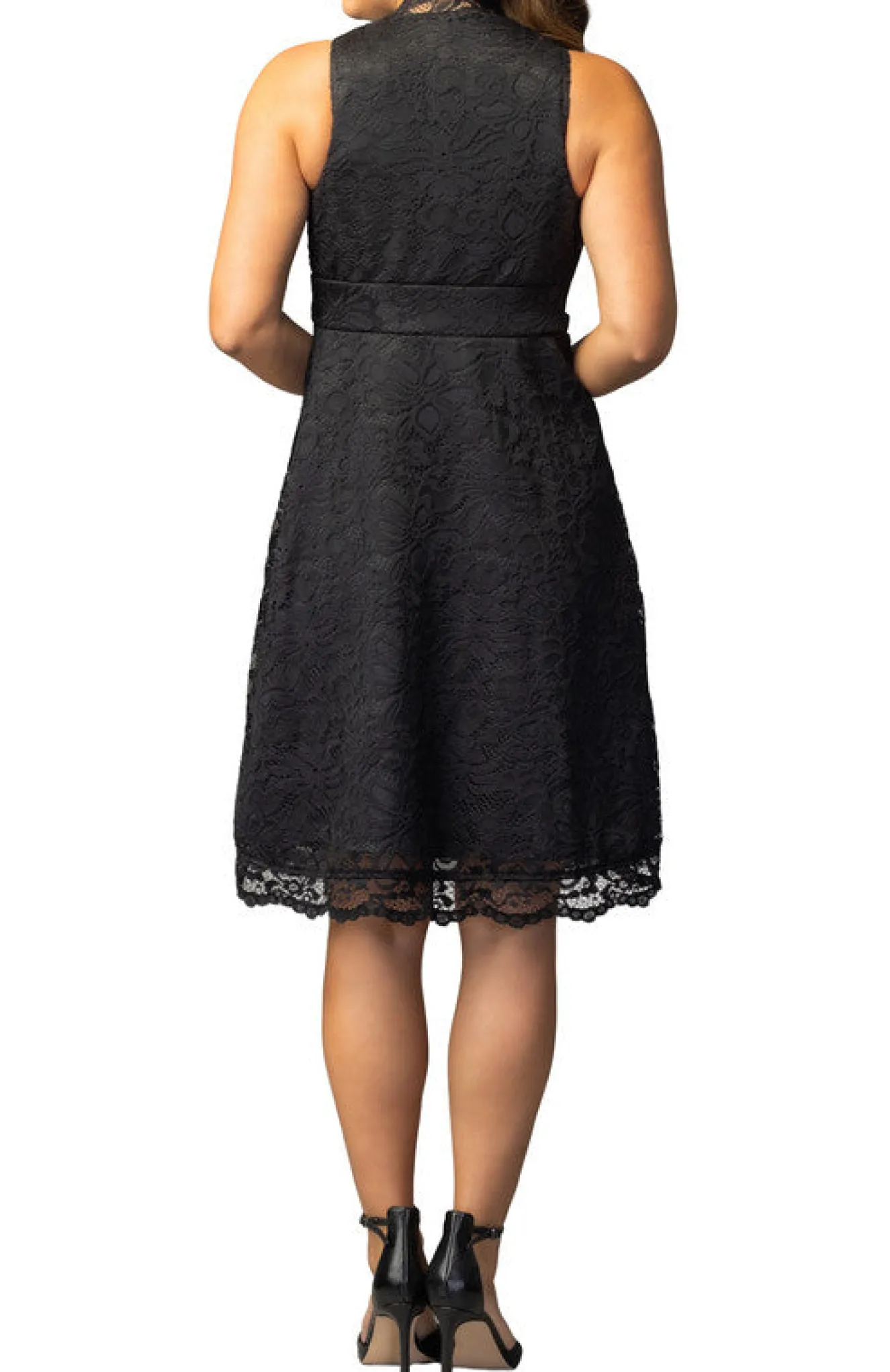 Pin Up Boudoir Lace Cocktail Dress