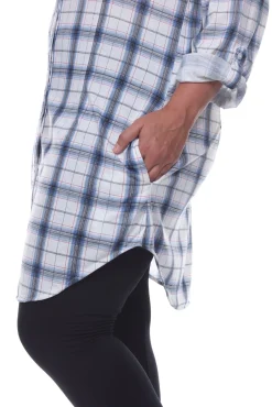 Piper Stretchy Plaid Tunic - Plus