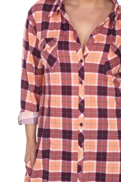 Piper Stretchy Plaid Tunic - Plus