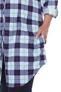 Piper Stretchy Plaid Tunic - Plus