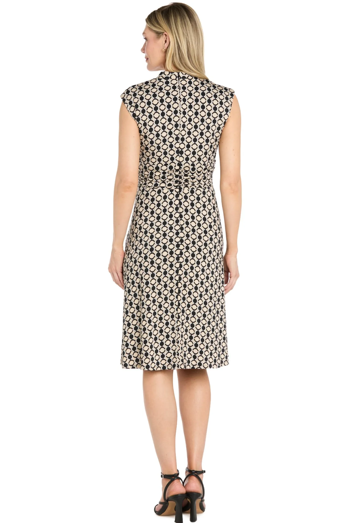 Printed V Neck Jersey with Hardware - Petite