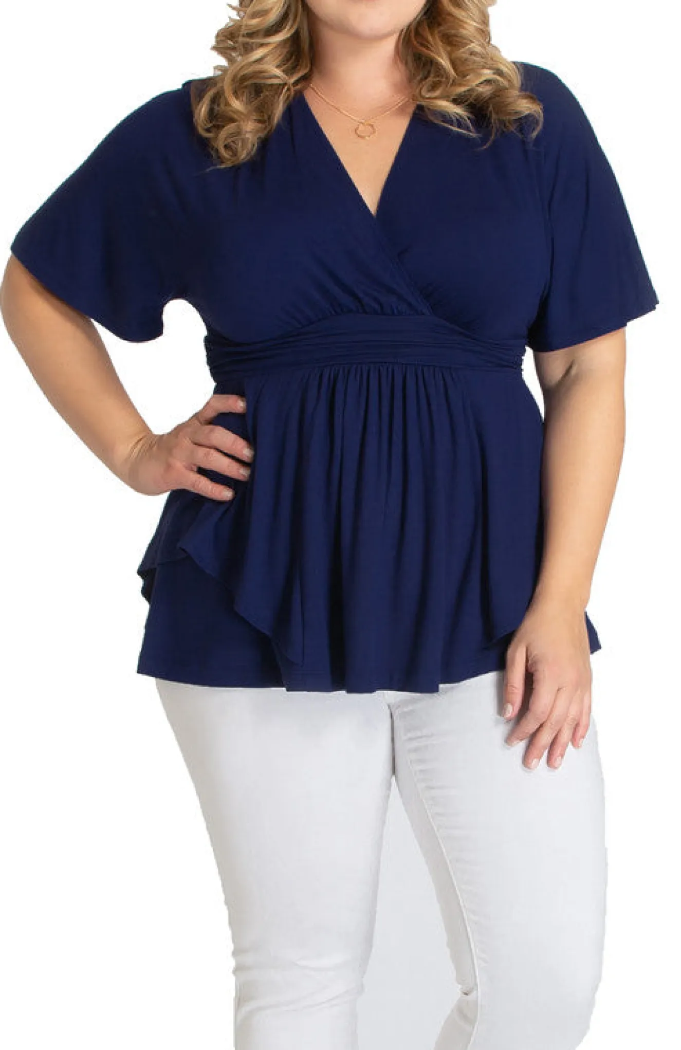 Promenade Top - Nouveau Navy - Plus