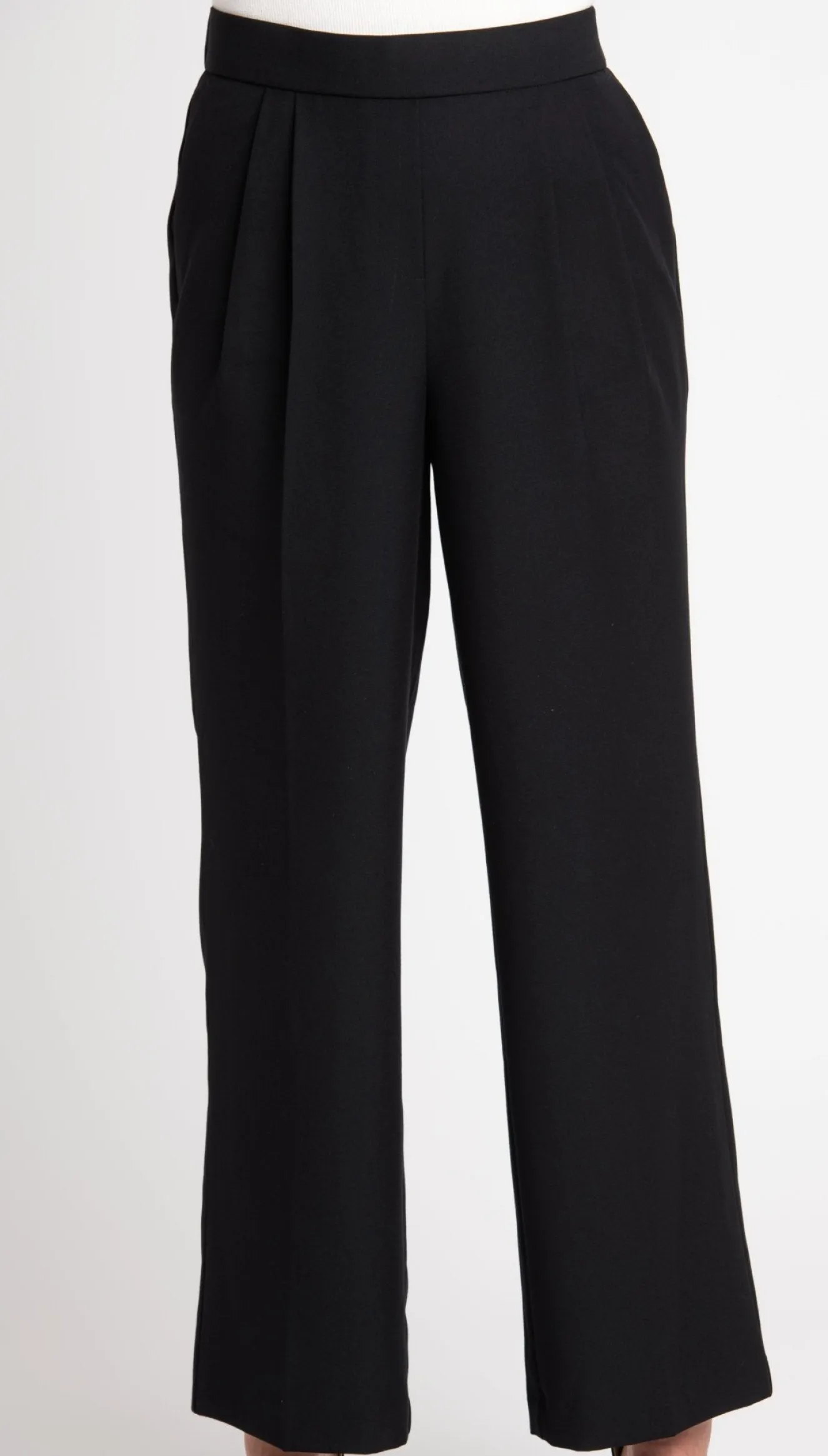 Roz & Ali™ Pleated Wide Leg Trouser Pants